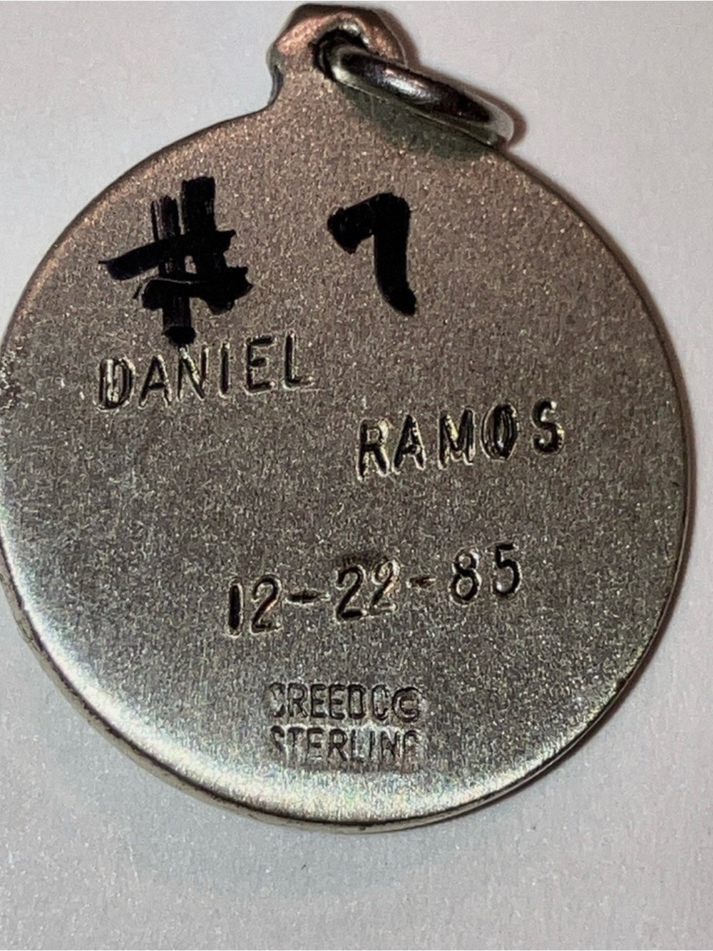 Saint Joseph Creed Sterling Silver Medal - Picture 4 of 5